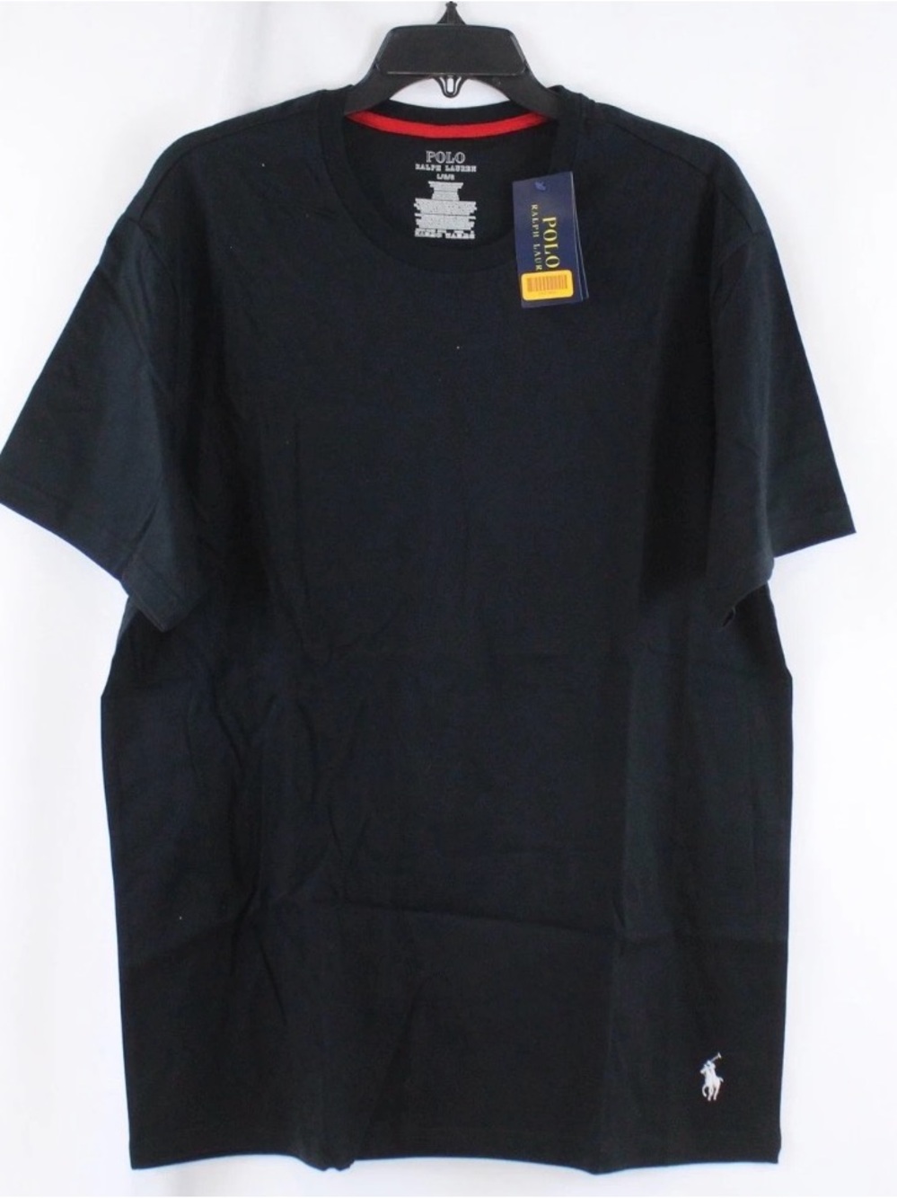Polo by Ralph Lauren Men’s Black Crew Neck T-Shirt Large